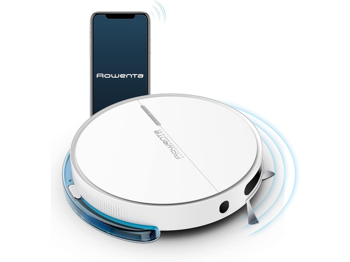 Aspirateur robot Rowenta X-Plorer Series 60 RR7437 – 2-en-1 avec fonction de lavage et navigation intelligente – Noir