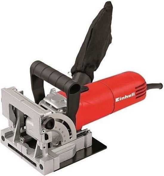 Fraiseuse à lamelles Einhell TC-BJ 900 - 860 W - 11 000 tr/min - Ø 100 x 22 x 3,8 mm - Max. Profondeur de fraisage : 14 mm - Réglages d'angle : 0°-90° - Sac à poussière inclus