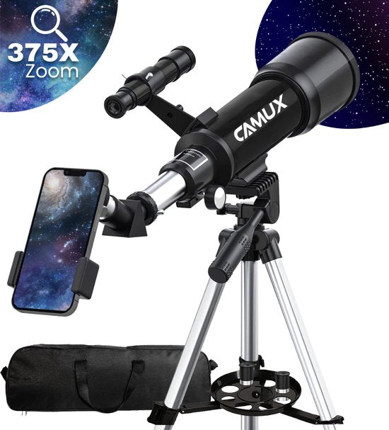 CAMUX Telescope - Stargazer - Convient aux adultes et aux enfants - Vision nocturne - Astronomie