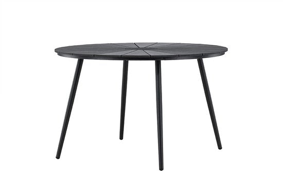 Table de jardin San Vito Ø 120 cm, noire