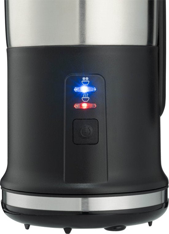 Inventum MK350 - Mousseur à lait électrique - 115/240 ml - Mousseur chaud/froid - Chauffant - Sans PFAS - Revêtement anti-adhésif - Noir/RS