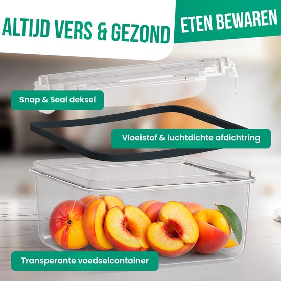 Avalo Récipients de conservation des aliments - Récipients de préparation des repas - Récipients de congélation en plastique - Avec couvercle - Ensemble de 30 pièces - Récipients pour micro-ondes sans BPA