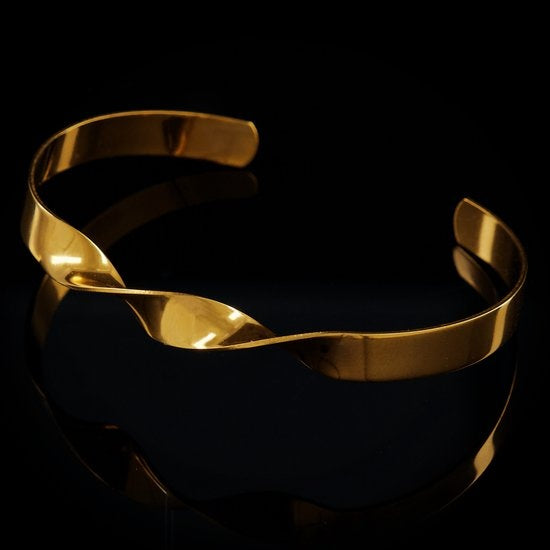 Laura Ferini Ladies Bracelet Sera Gold - Bracelet en or - plaqué or jaune 18K - Bijoux - Accessoires - Bijoux - Bracelet pour femmes - Or