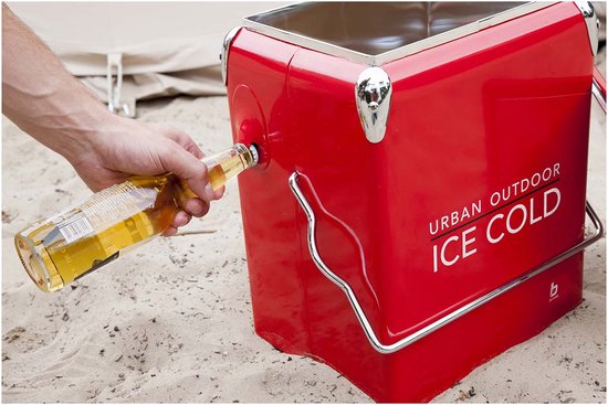 Bo-Camp - Urban Outdoor - Glacière - Greenwich - Rouge - 17 litres