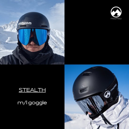 Masque de ski MowMow STEALTH - Oculaire photochromatique - UV400 - Femmes - Hommes