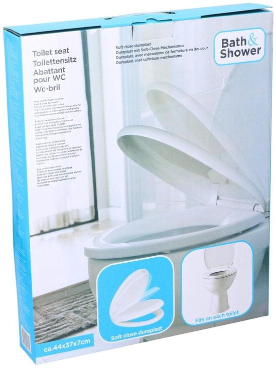 Siège de toilette Bath & Shower - Soft Close - White