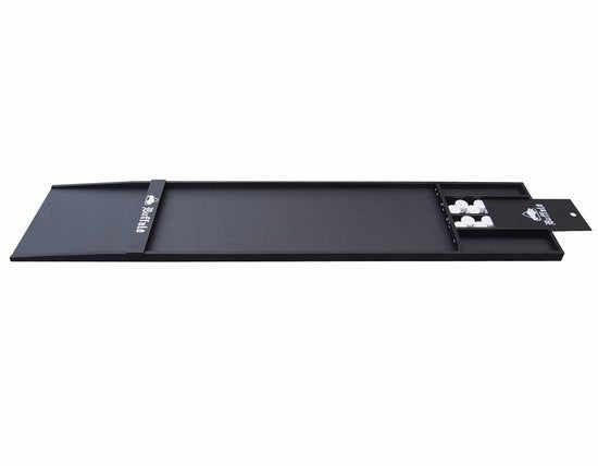 Jeu de shulbak Buffalo Nero – 200 cm – Avec 30 disques et couvercle de rangement