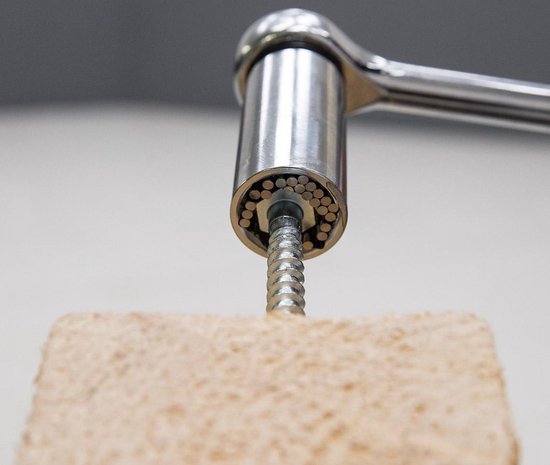 Hammersmith PowerGrip XXL | Clé à douille universelle | Douille universelle XXL | Accessoire pour boîte à outils | Clé à douille 11 mm à 32 mm en 1