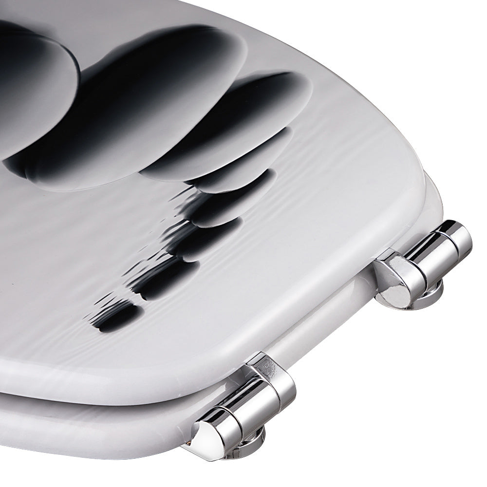 Abattant WC Stones- Sotf Close Antibacterial - MDF 150kg