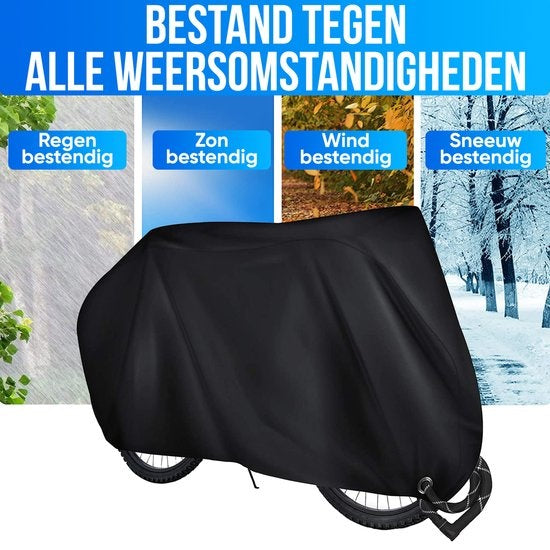 Strex Bicycle Cover Universal for all Bikes - Waterproof Ultra Strong Oxford - Bicycle Cover for 1/2 Bikes - Incl. Storage Bag