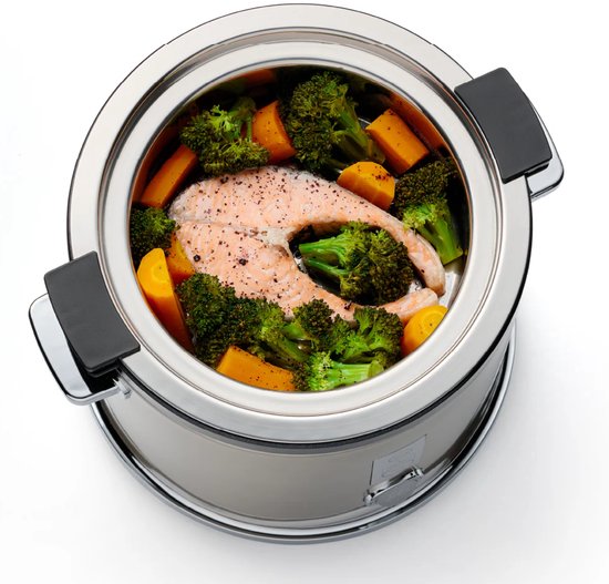 Solis Rice Cooker Multi 8162 - Cuiseur de riz et cuiseur vapeur - Pour tous types de riz - Cuiseur vapeur pour riz, légumes, poisson et autres - 650 W - 1.2L