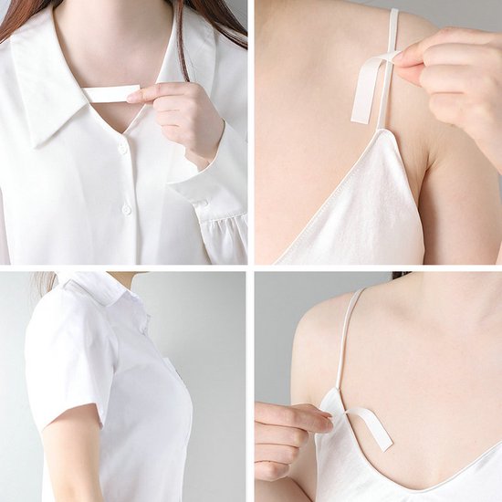 Ruban de mode doux et soyeux - 3 mètres - Double face - Ruban pour robe - Ruban pour vêtements - Ruban pour seins - Couvre-mamelons