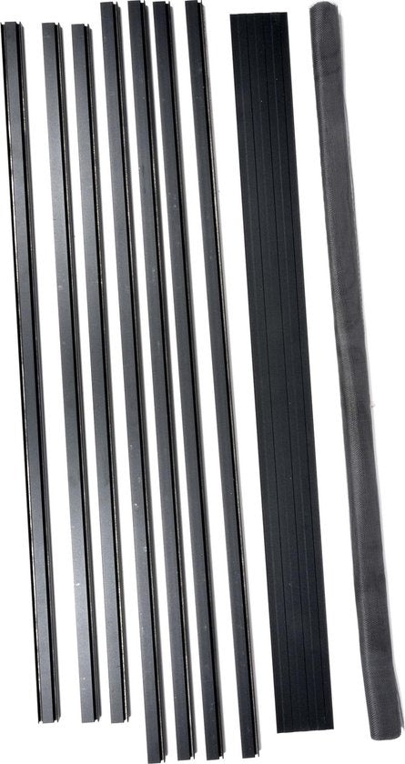 Porte - Magnétique - avec charnières - Max 100x215 cm - Noir