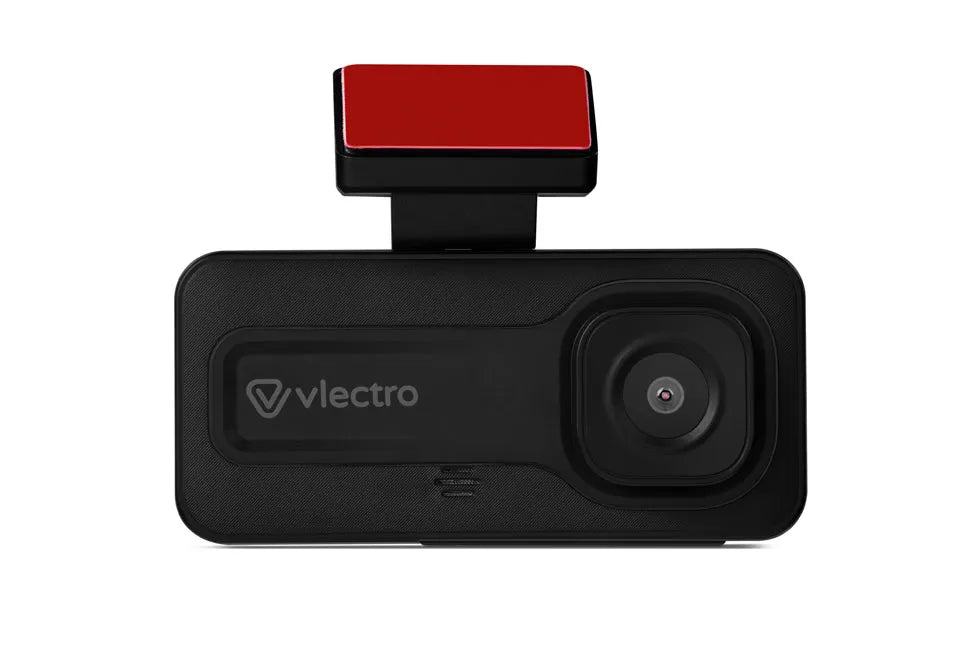 Vlectro Dashcam - Caméra avant/arrière/intérieure - 1080p - Détection de mouvement - Compacte