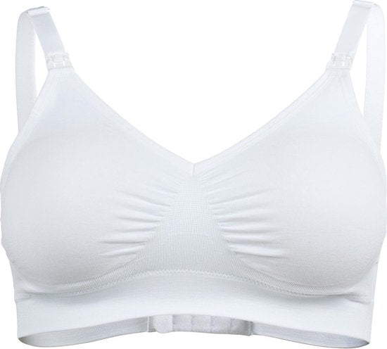 Soutien-gorge Medela Keep Cool Ultra - Soutien-gorge d'allaitement sans coutures - Soutien-gorge de grossesse avec 6 zones respirantes - Tissu Soft Touch – Confortable et offrant un bon maintien - Blanc - Taille S