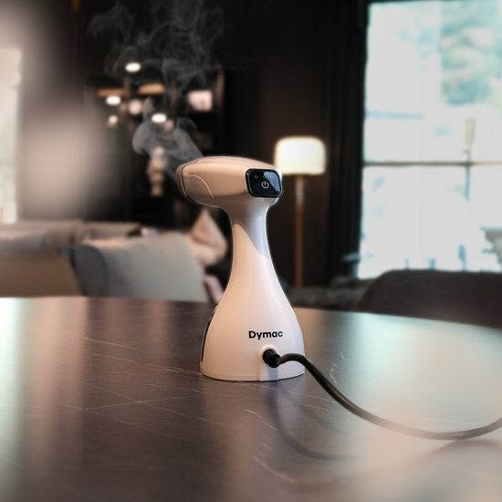 Dymac SilkSteam Fusion - Nettoyeur à vapeur - Vêtements et meubles à la vapeur - Vaporisateur portatif - Vêtements à la vapeur - Brosse à peluches incluse