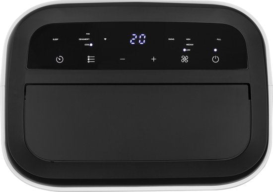 Princess 352900 - Climatiseur mobile - Climatiseur avec télécommande et application - Écran tactile – 80 m³ - 9 000 BTU – Blanc