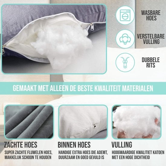 Oreiller de maternité XXL - Strex 280cm - Housse amovible