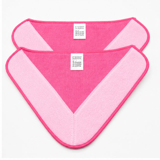 Techweise Set de 2 serpillières - pour le nettoyeur vapeur TS2 édition limitée rose - lavable à 60°C