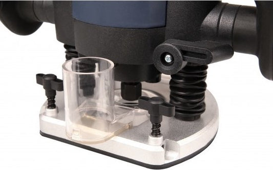 Défonceuse FERM - PRM1015 - 1300W - 2 pinces - profondeur de fraisage 60mm - diamètre de fraisage 30mm - 6 pièces
