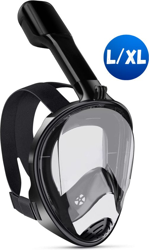Masque de plongée Vertrex avec tuba L/XL - Tuba - Masque de plongée adultes et enfants - Masque de plongée enfant - Masques de plongée avec tuba