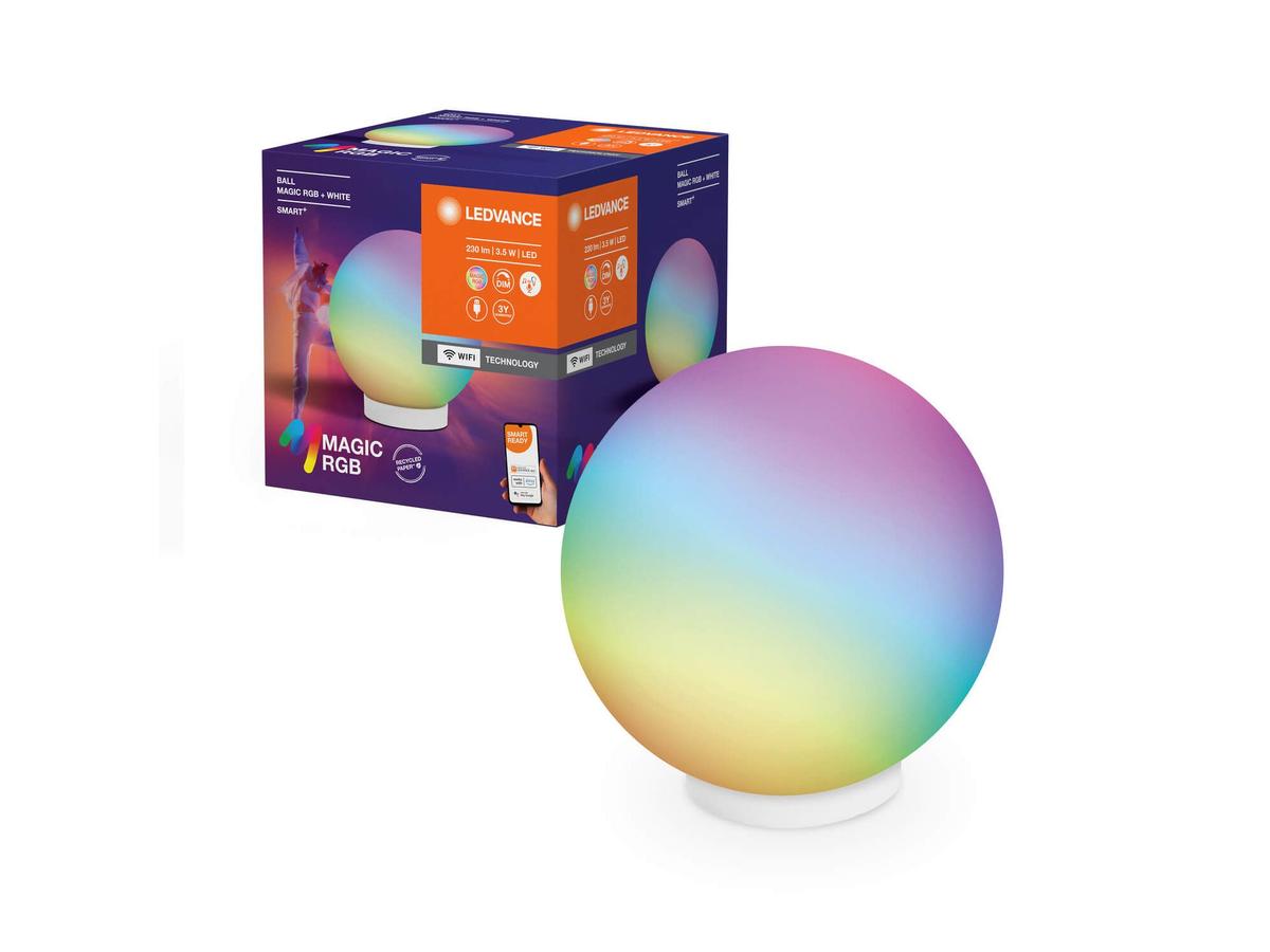 Lampe de table LED intelligente Ledvance - Commande Wi-Fi - Éclairage RGBTW - Lot de 2