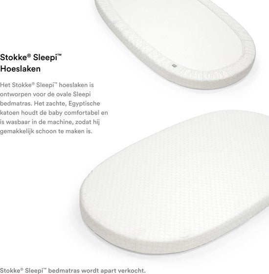 Drap-housse pour lit bébé Stokke® Sleepi™ V3 - Fans Gris