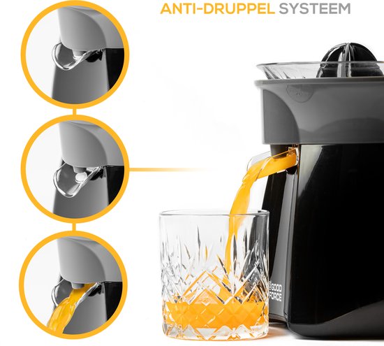 GoodForce Citrus Press - Presse-orange électrique - Presse-fruits - Presse-citron