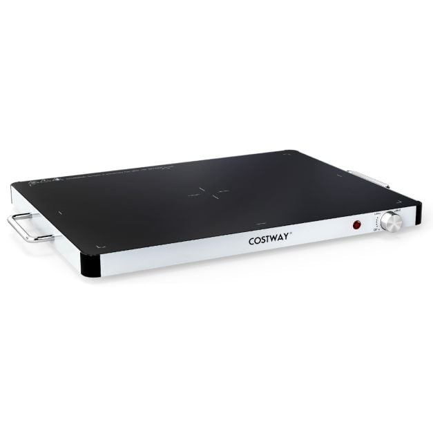 Plaque chauffante électrique Coast 400 W – 30-120 °C – 61 x 42 x 4 cm – Noir