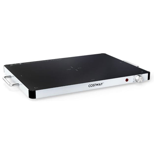 Plaque chauffante électrique Coast 400 W – 30-120 °C – 61 x 42 x 4 cm – Noir