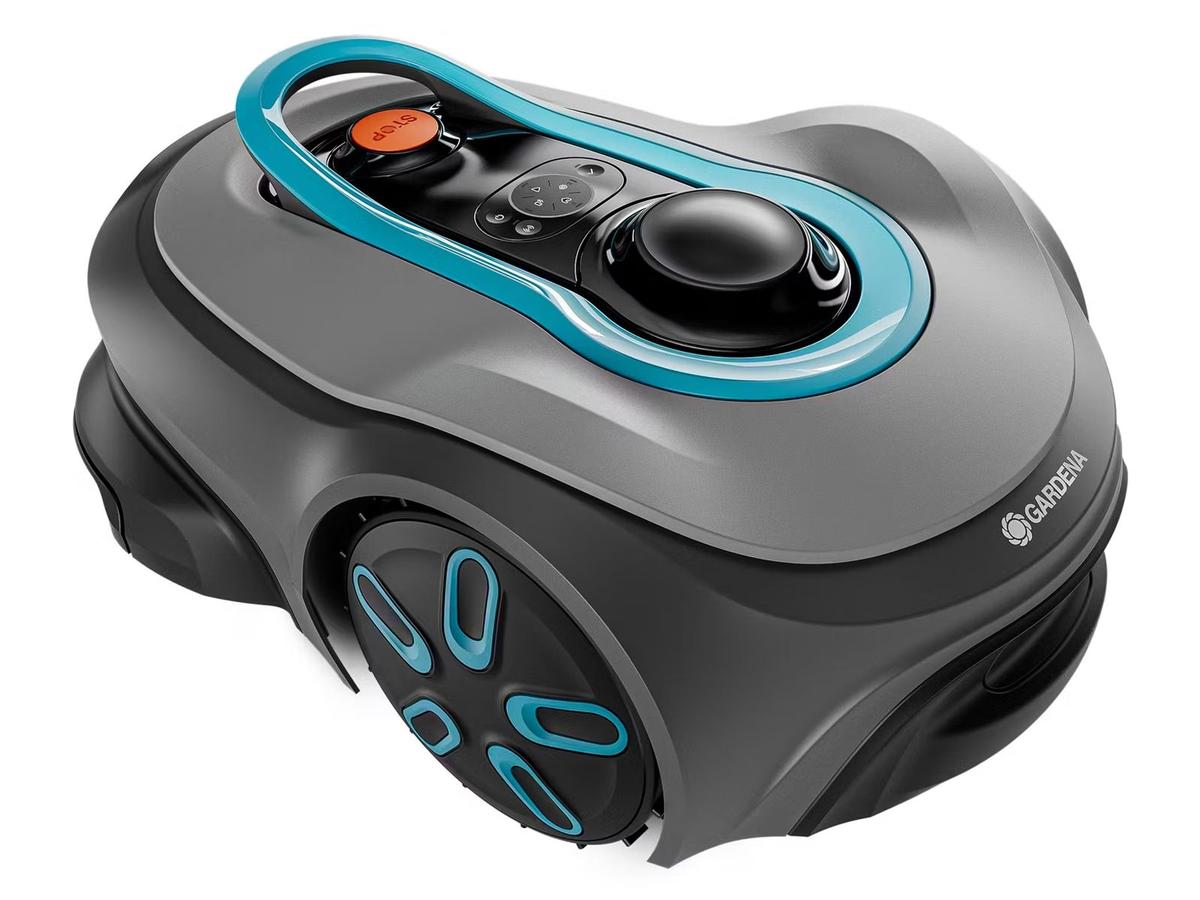 Tondeuse robot Gardena Smart Sileno Free 1200 - Silencieuse et efficace - Commande via l'application incluse