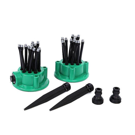 Arroseur multifonctionnel de jardin PREMIUM - eau - noir/vert