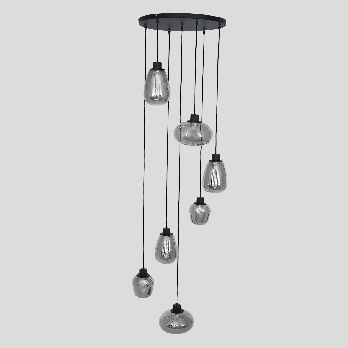 Lampe suspendue Steinhauer Reflexion - Noir