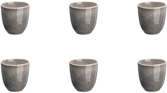 Tasse STELLAR 15cl - 6 pièces - Gris béton