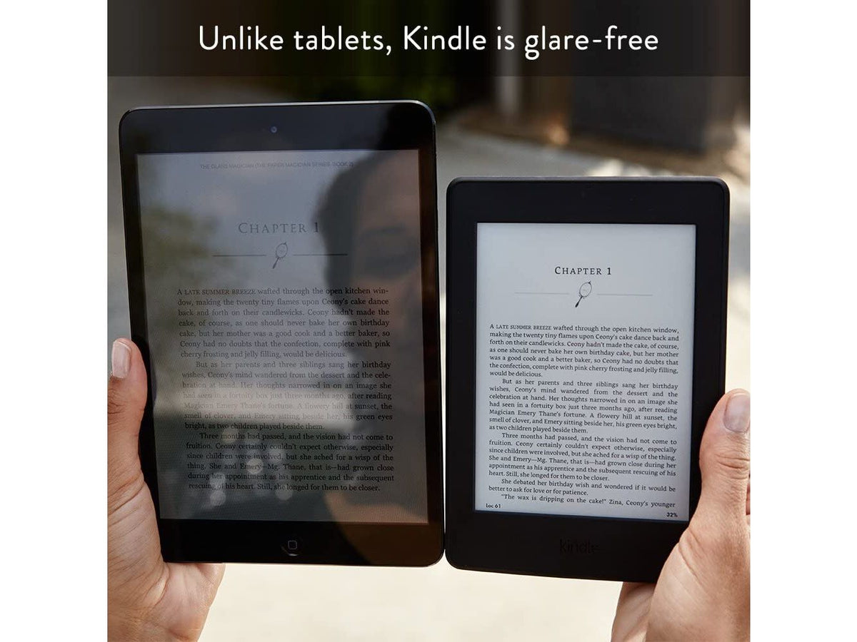 Liseuse Amazon Kindle Paperwhite 7e génération avec Wi-Fi - Écran 6 pouces, 300 ppi - Reconditionnée - 169 x 117 x 9,1 mm