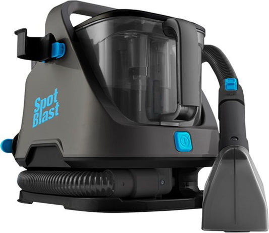 Aspirateur à eau Lvington Spot Blast - Nettoyeur de moquette - Nettoyeur de tissus pour voiture ou canapé - Appareil de nettoyage - 650 W - Nettoyeur de textiles - Élimine les taches - Nettoie, frotte et aspire - Système intelligent à double réservoir