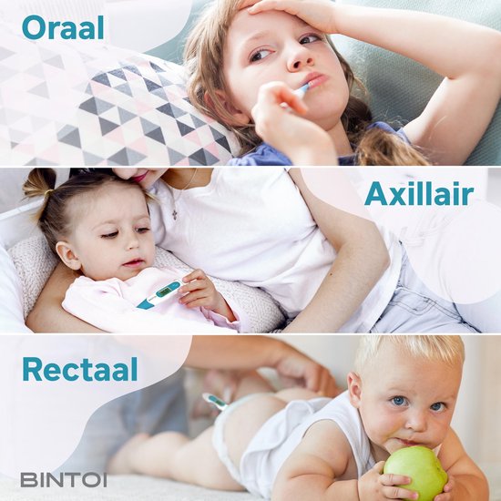 Bintoi® XR210 - Thermomètre corporel numérique - Thermomètre de fièvre - Thermomètre de température