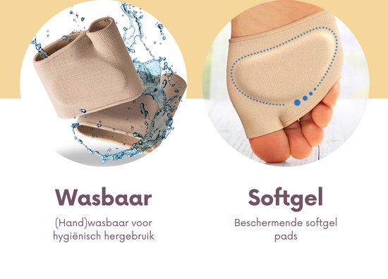 Coussin d'avant-pied (softgel) - lot de 2 - Taille S