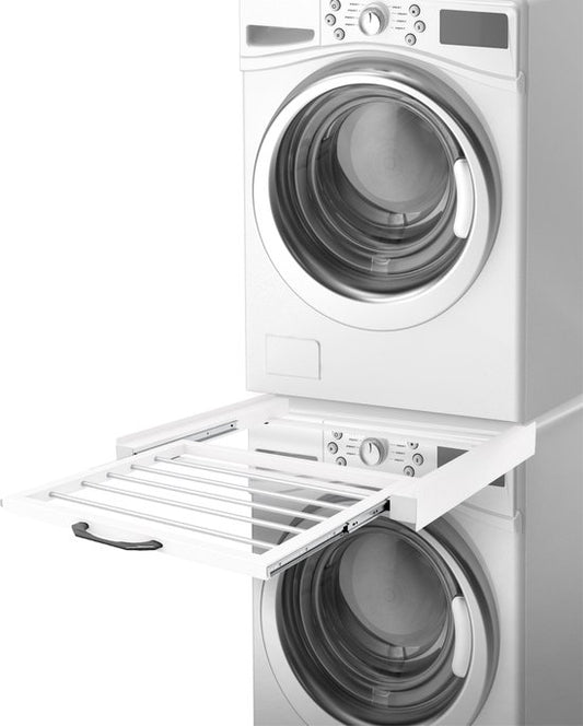 Skoov Spacer for Washer & Dryer - Stacking kit - With extendable shelf - Universal - Dryer - Furniture - incl. vibration amortisseurs and tension strap