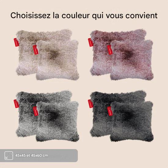 Auronic Coussin chauffant infrarouge Teddy 45x60 cm - Gris