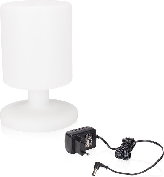 Smartwares 10.068.38 - Lampe de table sans fil d'extérieur - 3 W - Autonomie de 8 à 15 heures - IP44