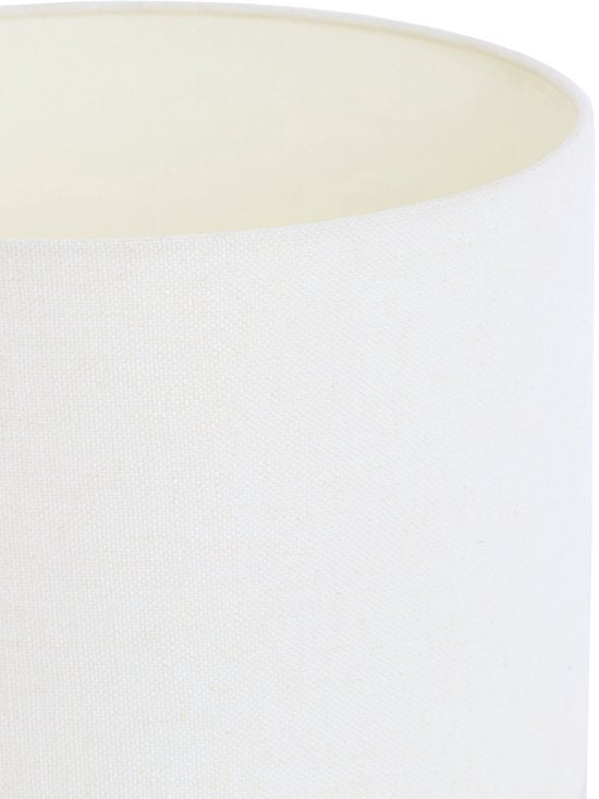 Light & Living Abat-jour cylindrique Livigno - Blanc - Ø 50 x 38 cm - Moderne