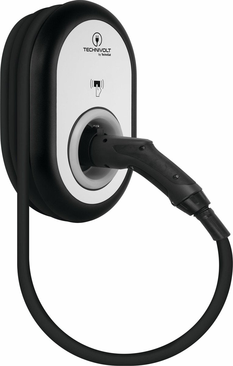 Borne de recharge TechniVolt 101 - triphasée - 11 kW - Type 2 - 5m de câble