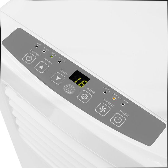 Climatiseur Tristar avec télécommande AC-5478 - Climatiseur mobile 7 000 BTU pour une pièce de 60 m³ - Climatiseur, température de 16 °C à 31 °C - Classe énergétique A