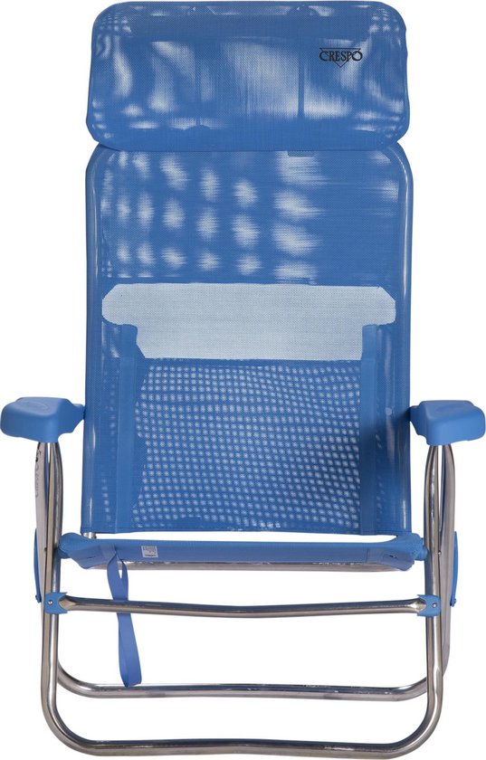 Crespo - Chaise de plage - AL/205 - Compacte - Bleu