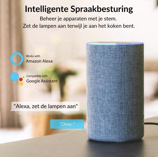 K&L Smart Plug - Interrupteur horaire - compatible avec Google Home, Amazon Alexa et IFTTT - Smart Plug