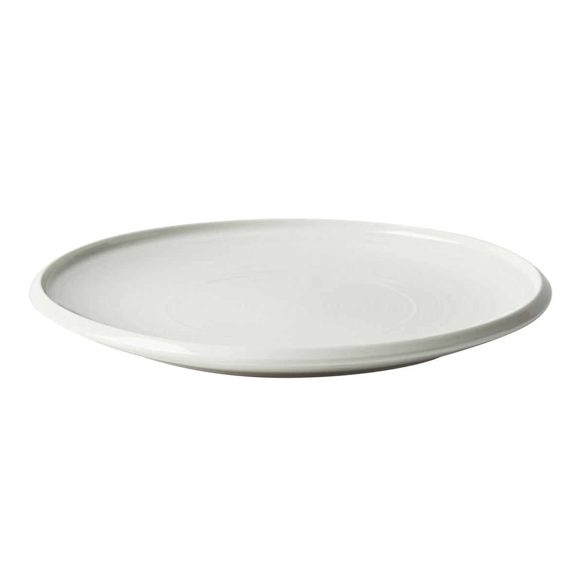 Lot de 6 assiettes plates Jiwoo ZEN - 25 cm (10 pouces) - Blanc