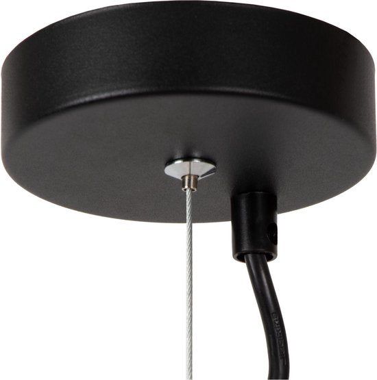 Lucide NINJA - Suspension - Ø 11,5 cm - 1xE27 - Jaune - Japandi