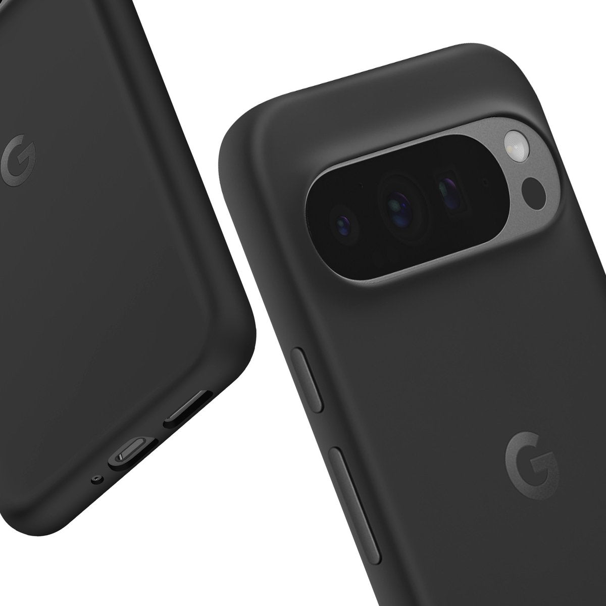 Google Pixel 9 Pro XL Back Cover Case - Silicone durable - Antichoc - Noir