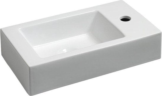Wiesbaden Rhea fontaine droite 45.5x26x12cm blanc